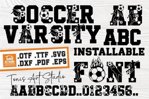 Ab Soccer Varsity Font for Modern Design