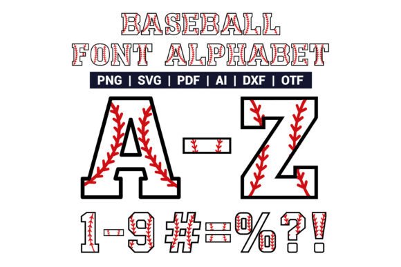 Baseball Alphabet: The Ultimate Font for Sports Enthusiasts