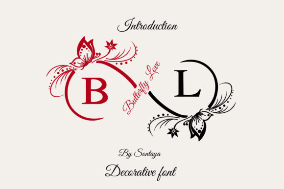 Butterfly Love: A Decorative Font for Creative Expression