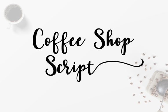 Coffee Shop Script Font: A Stylish Choice for Creative Projects