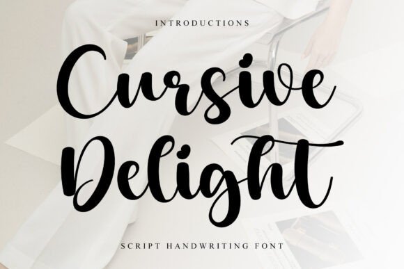 Cursive Delight: A Beautiful Font for Elegant and Casual Design