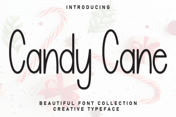 Embracing the Charm of Candy Cane: A Handwritten Display Typeface for Creative Expression