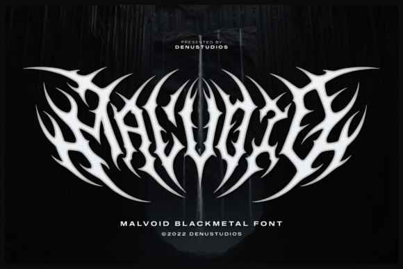 Malvoid: The Definitive Blackmetal Font for Extreme Music and Dark Aesthetics