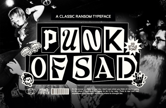 Punk Of Sad: A Bold Typographic Statement