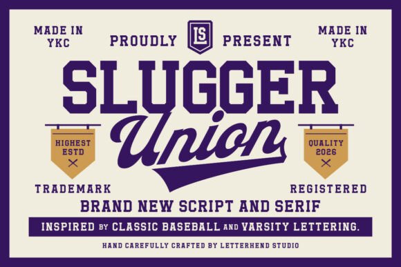 Slugger Union: The Bold Font for Your Design Needs