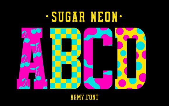 Sugar Neon OTF: A Festive Font for Holiday Cheer